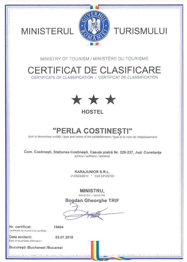 Hotel Perla Costineşti Exteriér fotografie